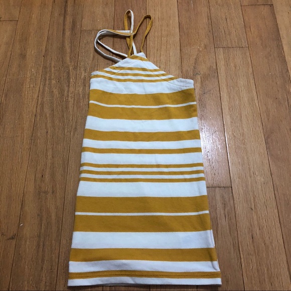 Yellow Tank Top Strappy Cami - Picture 2 of 4